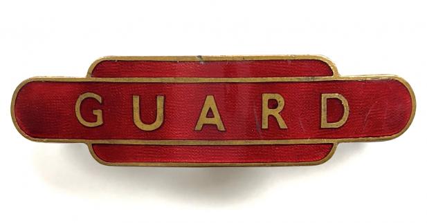 British Railways Guard midland region totem style gilt cap badge by Gaunt