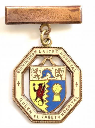 Birmingham United and Queen Elizabeth Hospital nurses badge