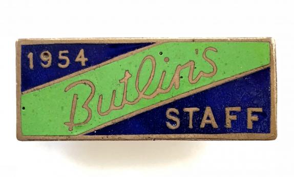 1954 Butlins Staff badge