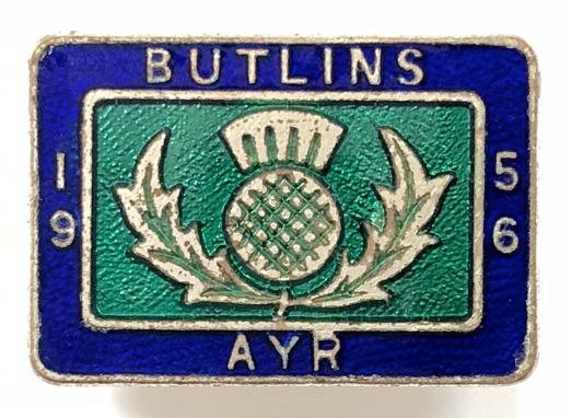 Butlins 1956 Ayr holiday camp badge