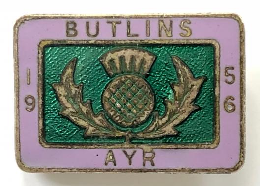 Butlins 1956 Ayr holiday camp badge