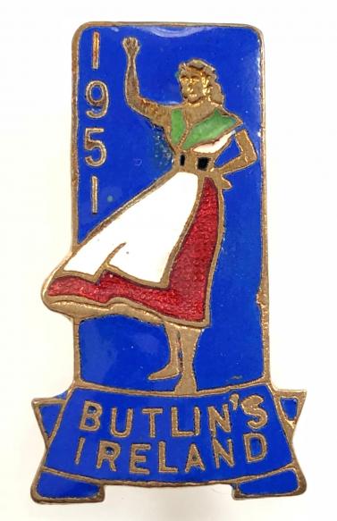 Butlins 1951 Mosney Ireland holiday camp badge