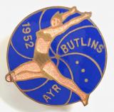 Butlins 1952 Ayr holiday camp badge