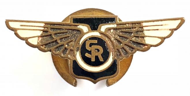 Saunders-Roe aircraft company construction workers badge