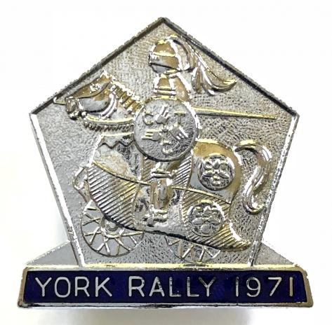 Cyclists Touring Club 1971 CTC York rally badge