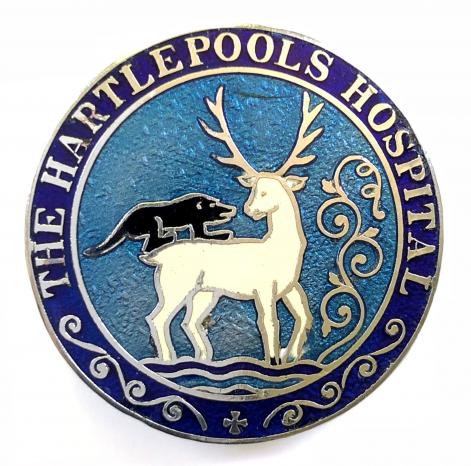 The Hartlepools Hospital nurses badge