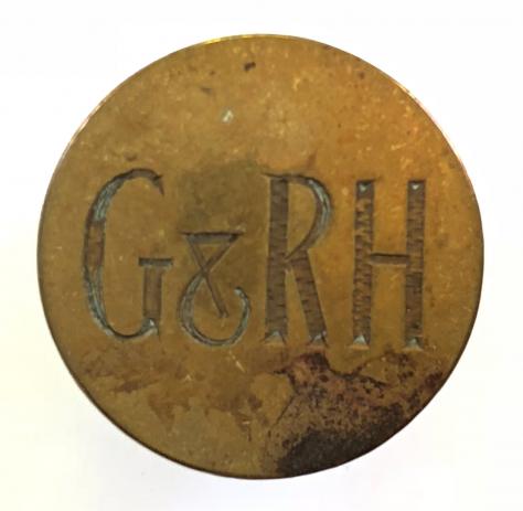 Grove and Rufford Hunt fox hunting club button