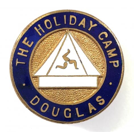 The Holiday Camp Douglas Isle of Man membership lapel badge