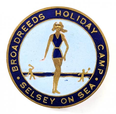 Broadreeds Holiday Camp Selsey on Sea badge