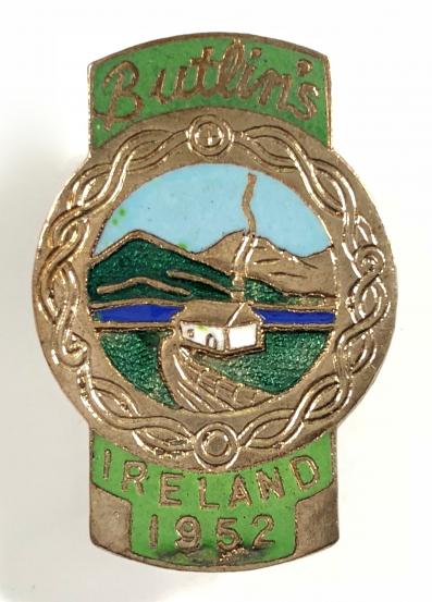 Butlins 1952 Mosney Ireland holiday camp badge