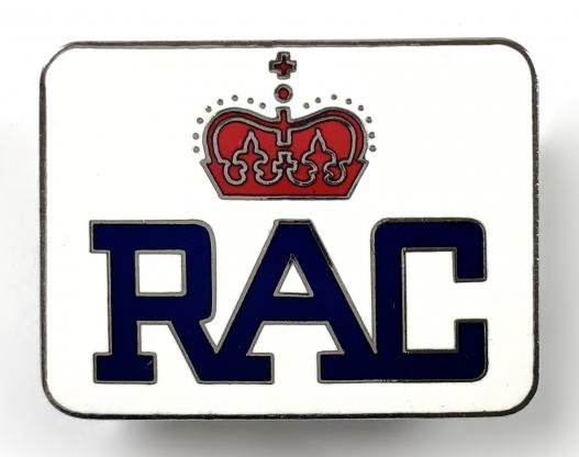 Royal Automobile Club motorist breakdown RAC patrolman's badge