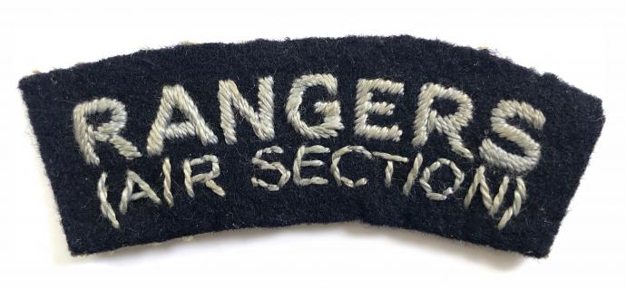 Girl Guides Rangers (Air Section) felt cloth shoulder title badge