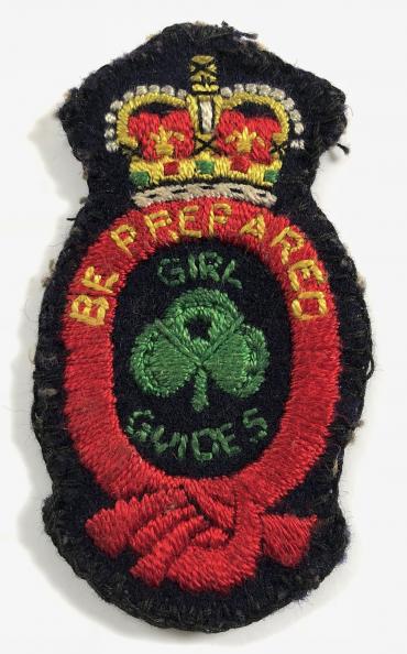 Girl Guides Queen's Guide Felt Cloth award badge