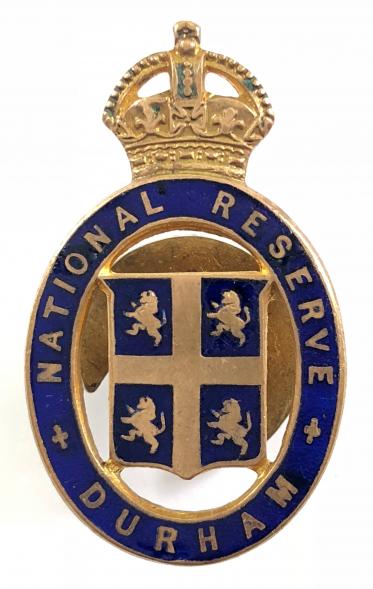 National Reserve Durham home front badge