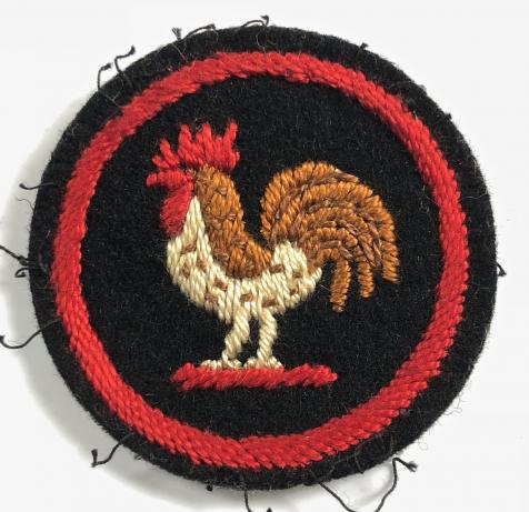 Girl Guides Bantam Cockerel patrol emblem felt badge pre 1930