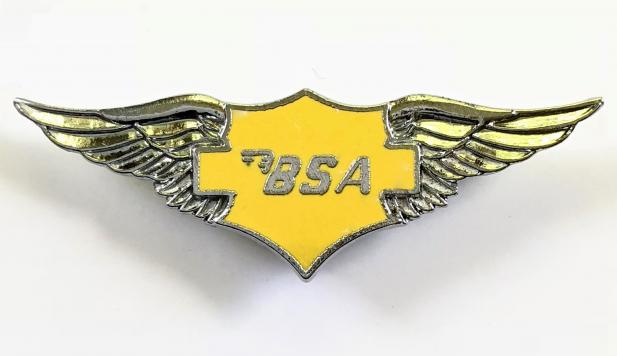 BSA Regal Motorcycle Pin Badge P178