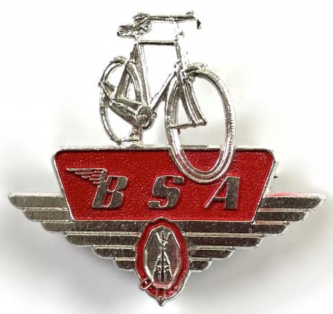 Birmingham Small Arms Co BSA Cycle advertising badge