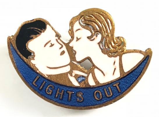 LIGHTS OUT song sheet music promotional badge