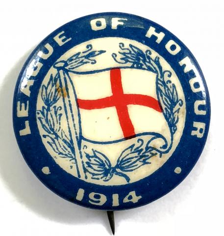 League of Honour 1914 patriotic women of the British Empire badge