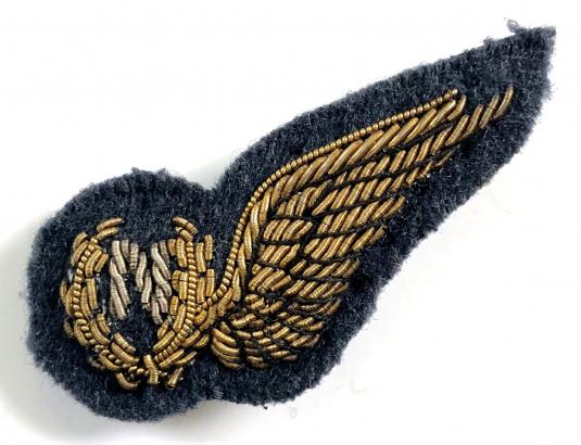 Royal Air Force Navigator’s mess dress brevet pin badge