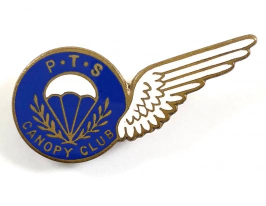 RAF Parachute Training School PTS Canopy Club membership badge