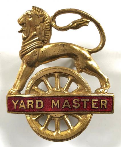 British Railways Midland Region Yard Master cap badge