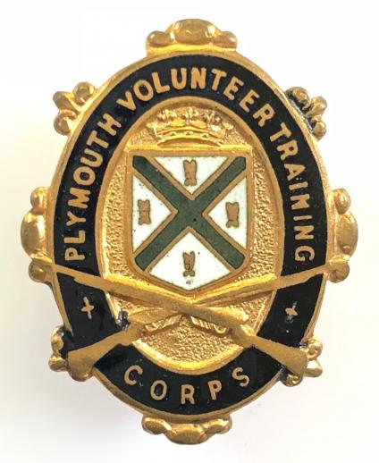 WW1 Plymouth Volunteer Training Corps VTC badge