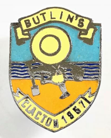 Butlins 1957 Clacton holiday camp badge