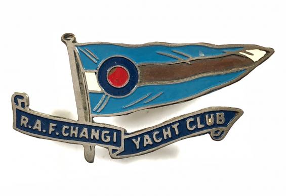 RAF Changi Yacht Club Singapore membership badge