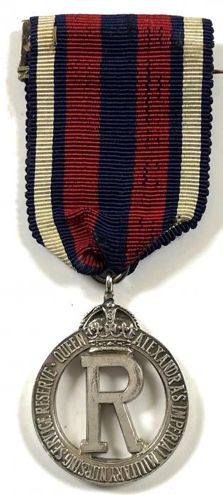 QAIMNSR 1916 hallmarked silver tippet badge medal