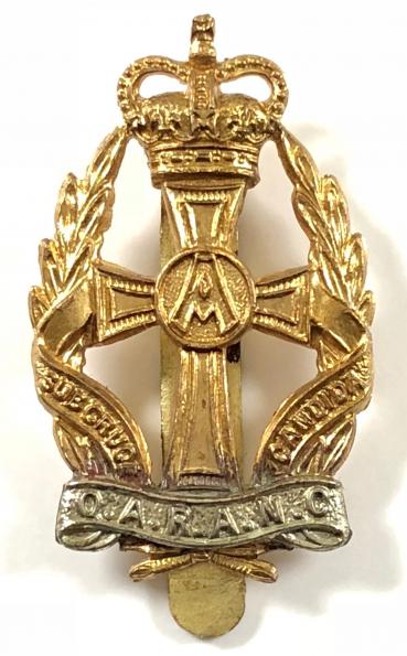 Queen Alexandra's Royal Army Nursing Corps QARANC cap badge