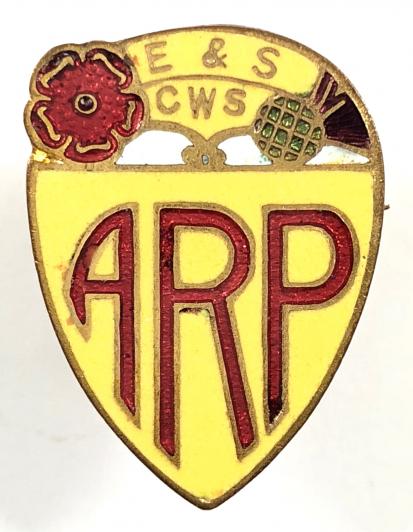 Co-operative Wholesale Society ARP badge