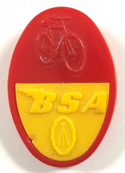 Birmingham Small Arms Co BSA Cycle advertising badge