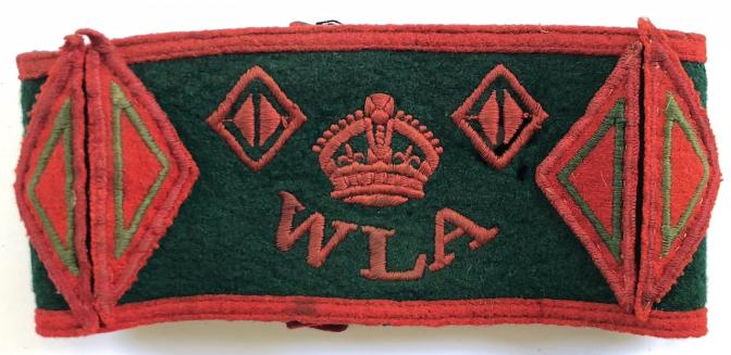 Womens Land Army WLA four years service armband