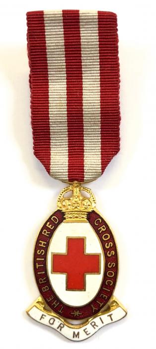 British Red Cross Society Medal For Merit Badge