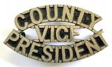 St John Ambulance County Vice President  shoulder title badge