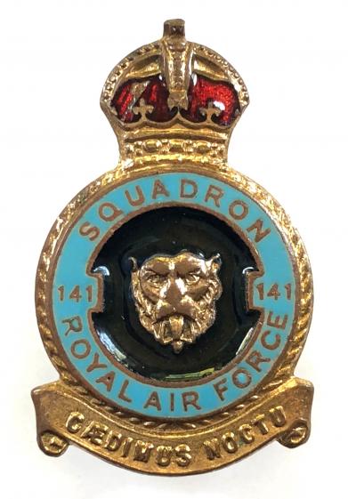 RAF No 141 Battle of Britain Squadron Royal Air Force badge