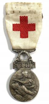WW1 French Red Cross Société française de secours aux blessés militaires SSBM medal