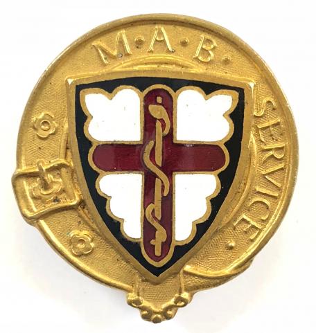 Metropolitan Asylums Board hospital badge