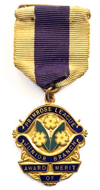 Primrose League Junior Branch award of merit badge