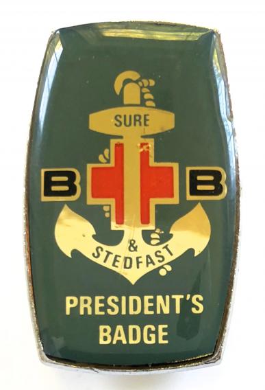 Boys Brigade Presidents bubble finish badge 1984 to 1994