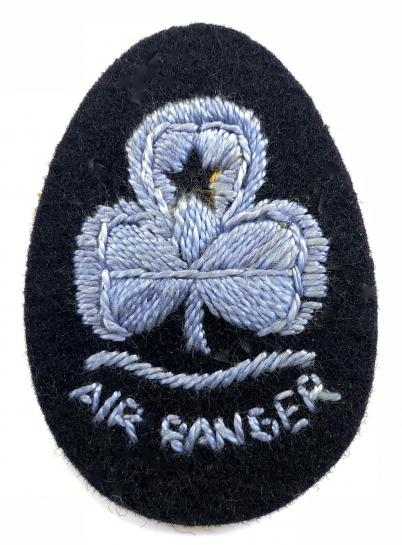 Girl Guides Air Rangers embroidered felt cloth hat badge