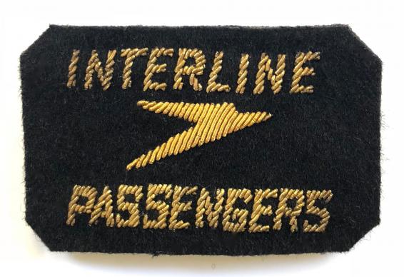 BOAC Airline INTERLINE PASSENGERS identification badge