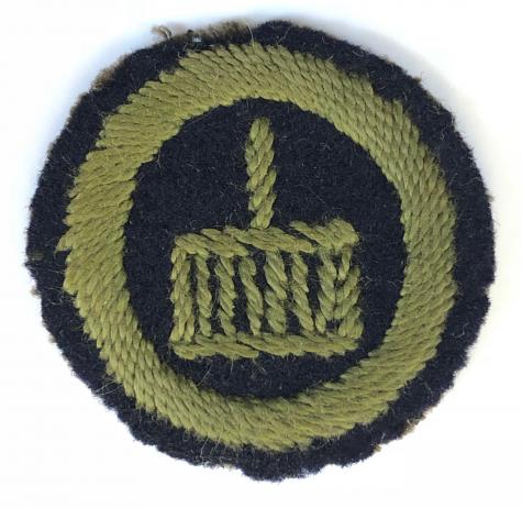 Girl Guides cook proficiency felt cloth badge