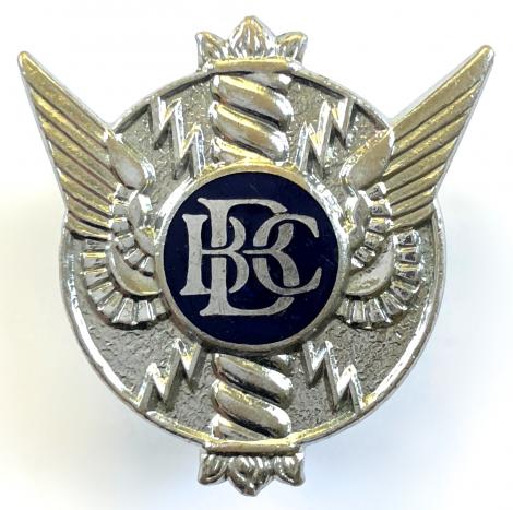 British Broadcasting Corporation BBC collar badge