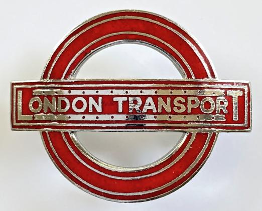 London Transport tram trolleybus driver and conductor cap badge