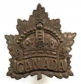 WW1 Canadian General Service cap badge by P.W.Ellis & Co 1914