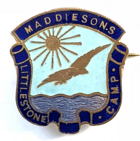 Maddiesons Littlestone holday camp badge