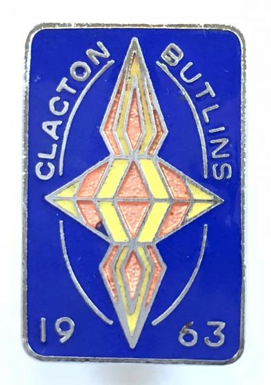 Butlins 1963 Clacton holiday camp lantern badge