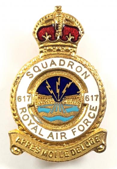 RAF No 617 Squadron The Dambusters Royal Air Force Badge c1940s
